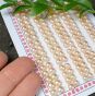 Perła Naturalna do Wklejania Różowa 5x5,5 mm Sztuka Kaboszon - 2