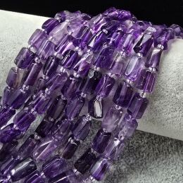 Ametyst Purpurowy Słupek Błysk 6-10 x 8x12 mm