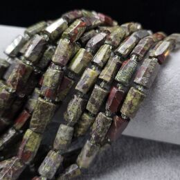 Serpentynit Słupek 7x12 6x11 mm Dragon Blood