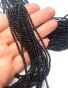 Hematyt Czarny Kulka 2,2 mm Fasetowana Sznur 40cm - 2