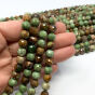 Opal Zielony Kulka Fasetowana 8 mm - Sznur 40cm - 2