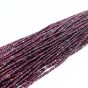 Granat Kostka Fasetowana 2,5x2,5 mm  - 2