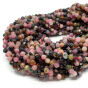 Turmalin Mix Kulka Fasetowana 4 mm Sznur 40cm 