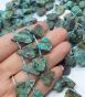 Turkus Afrykański Łezka Nieregularna Matowa 16x13 mm Brioletka - 2