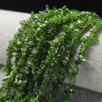Diopsyd Sieczka Gładka 6x4 mm