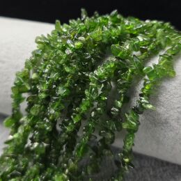 Diopsyd Sieczka Gładka 6x4 mm