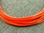 Sznurek Woskowany 1mm Ciemna Pomarańcza 55cm