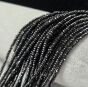 Turmalin Czarny 2,5x2 mm Oponka Fasetowana Szerl Skoryl