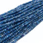 Kianit Oponka Fasetowana 3x4 mm Sznur 40cm - 3