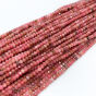 Rodochrozyt Oponka Fasetowana 3x2mm - 3