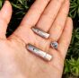 Zapięcie Magnetyczne do Rzemieni Prostokątne 31 x 8  mm, otwór 6 mm - 2