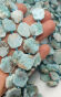 Larimar Pastylka 13x16mm Sznur 40cm - 2