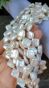 Perła Naturalna Biała Biwa 11x11 mm Romb - 2