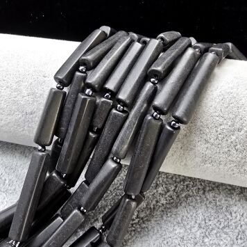 Szungit Słupek 6x30 6x18 mm