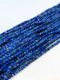Lapis Lazuli Kostka Fasetowana 4 mm Sznur 40cm  - 3