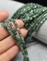Szmaragd Kostka Fasetowana 3 mm Sznur 40cm - 2