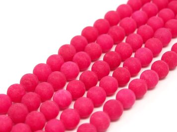 Jade Matt Ball 6mm Pink