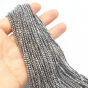 Hematyt Srebrny Fasetowany Kule 2,2 mm Sznur 40cm Kuleczki - 2