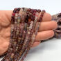 Spinel Cieniowany Kostka Fasetowana 4,5 mm Sznur 40cm  - 2
