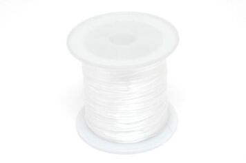 Jewellery Silicone Rubber 0.5mm White Spool 15 meters