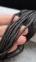 Hematyt Czarny Matowy Dysk 3x1 mm Sznur 40cm - 2