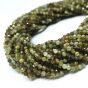 Granat Zielony Grossular Kulka Fasetowana 3  mm 