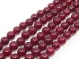 Pastel jade beads 8mm red cord 40cm