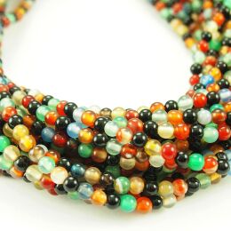 Agat Multicolor Kulka 4 mm 