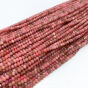 Rodochrozyt Oponka Fasetowana 3x4mm - 3