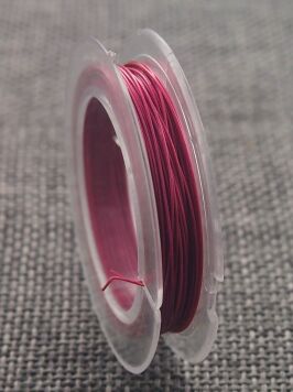 Linka Jubilerska 0.38mm Brudny Róż Szpulka 10 metrów