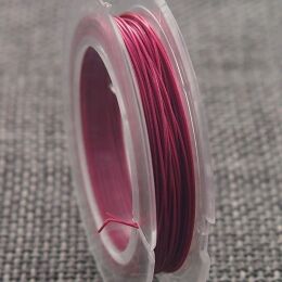 Linka Jubilerska 0.38mm Brudny Róż Szpulka 10 metrów