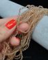 Fianit Oponki Fasetowane 1,5x 2 mm Golden Shadow Opalizujace Sznur 33 cm Cyrkonia Nr.7 - 2