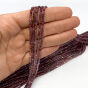 Rubin Multi Kulka Fasetowana 2,5 mm - Sznur 40cm - 2