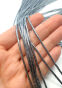 Hematyt Walec 2x1 mm  Srebrny - 2