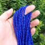 Jadeit Kulka 4mm Granatowy Gładki  - 2