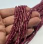 Turmalin Różowy Kostka Fasetowana 3 mm Rubelit - 2