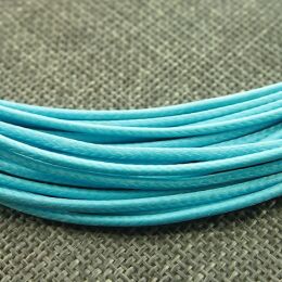 Sznurek Woskowany 2mm Błękitny 65cm