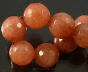 Jade balls facetted 12mm Cord 40cm 32pcs