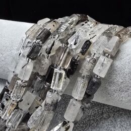 Kwarc z Turmalinem Słupek 6x10 8x13 mm