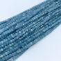 Akwamaryn Oponki Fasetowane 3x4 mm  - 3
