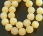 Jade Matt Kugeln 8mm Gelb Schnur 40cm - 2