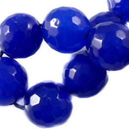 Jade balls facetted 12mm Cord 32pcs