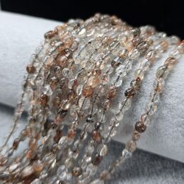 Topaz Otoczak 3x5mm Sznur 40 cm