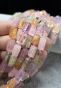 Mix Cytryn Ametyst Kwarc Różowy Prehnit Słupek Błysk 6x11 8x12 mm - 2