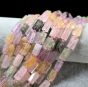 Mix Cytryn Ametyst Kwarc Różowy Prehnit Słupek Błysk 6x11 8x12 mm