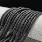 Hematyt Czarny Matowy Dysk 4x1 mm Sznur 40cm