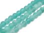 Jade Matt Kugeln 6mm weiche Mint Kabel ca.. 40cm