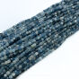 Akwamaryn Kostka Fasetowana 4 mm Sznur 40cm - 3