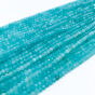 Amazonit Oponka Fasetowana 3x4mm - 3