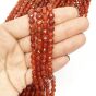 Karneol Moneta Fasetowana 6,5 mm Pastylka - 2